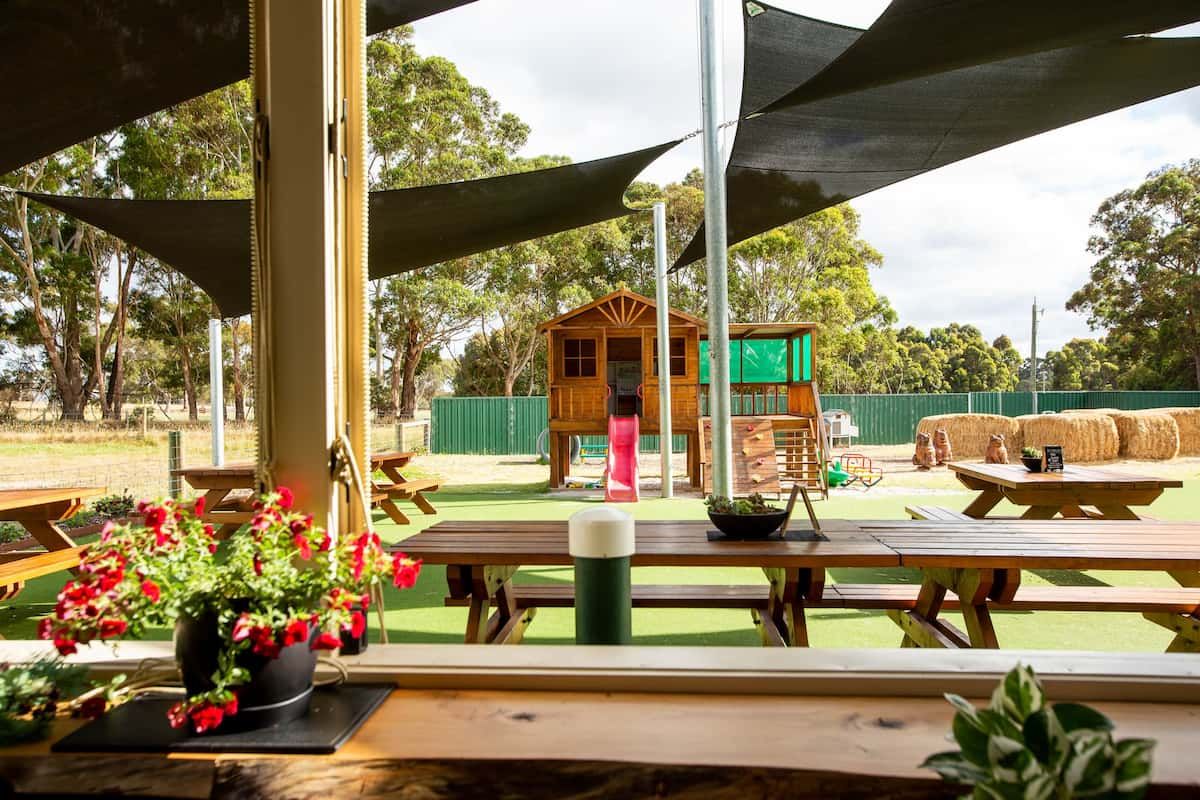outside play ground/eating area