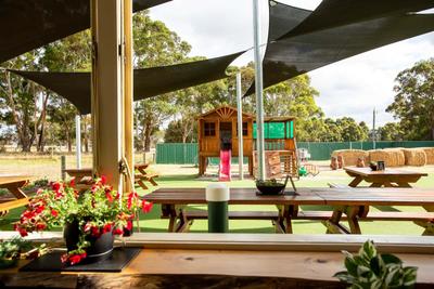 outside play ground/eating area